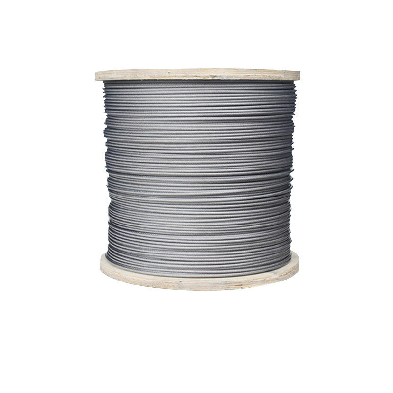 PVC Coating 7X7 Construction Steel Wire Rope Softer Fishing Lifting Cable
