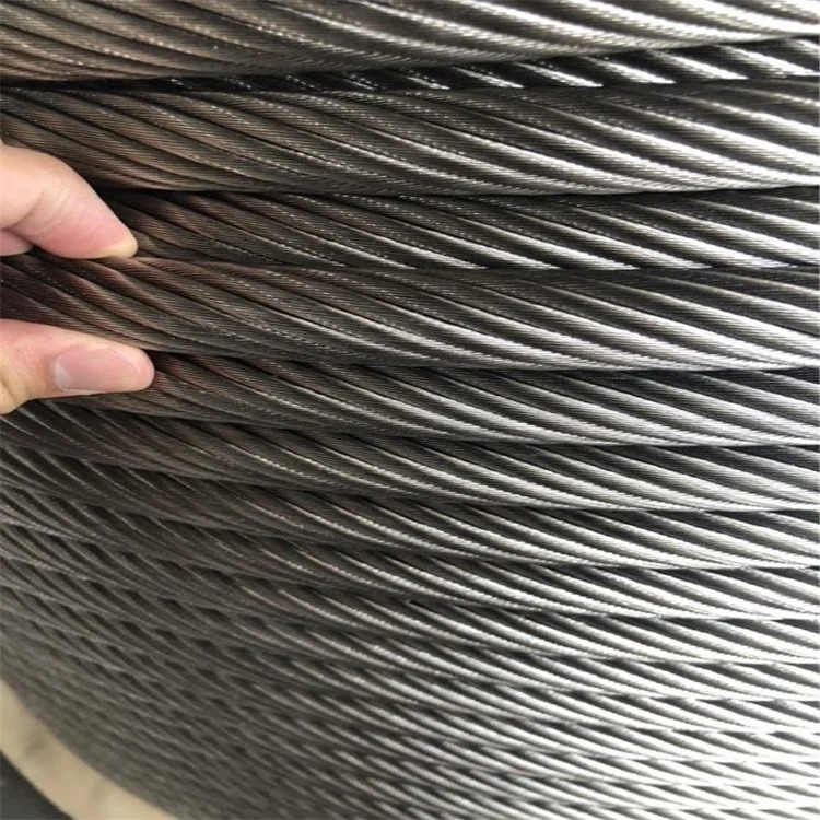 Corrosion resistance 7*19 7*7 high tensile 20mm 24mm steel wire rope