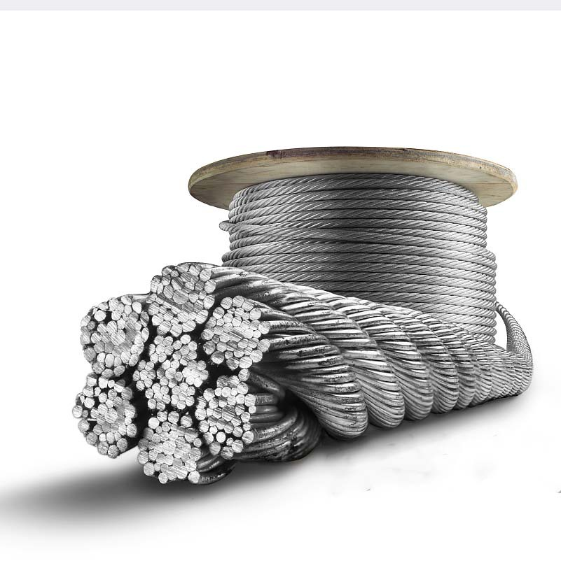 High Strength Stainless Steel Wire Rope 304 316 316L 7*7 