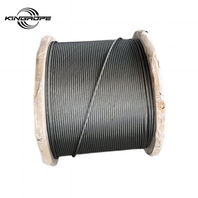 Flexible Ungalvanized Steel Wire Rope Cable Steel Wire Rope 4mm 5mm 6mm 8mm 10mm 12mm