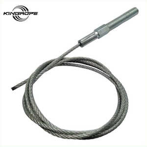 Wholesale 7x7 Threaded Studs Head Galvanized Steel Wire Rope for Security Cable