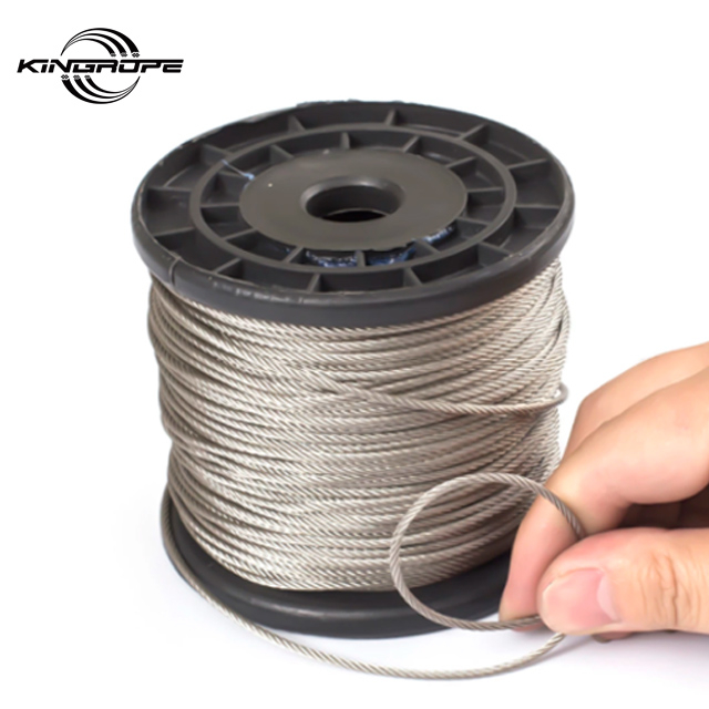 Manufacturer 7x7 7x19 16mm - 24mm Steel Wire Rope