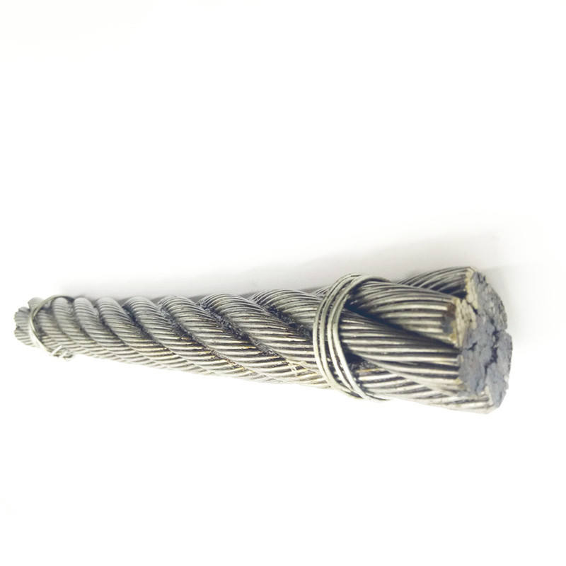 6x37 12mm Iwr Ungalvanized Steel Wire Rope For Automobile Electric Hoist Wire Rope