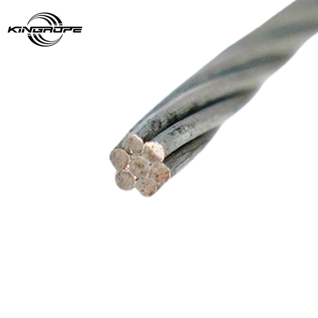  Galvanized Steel Wire Rope Galvanized Steel Strand 1x7 1x19 for Optic Fibre Cable