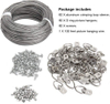 Customise 8mm Heavy Duty Electric Cable Wire 7x7 Steel Wire Rope Assembly With Any Length