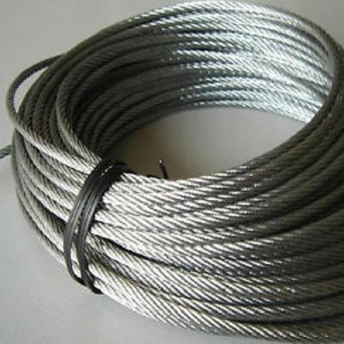 Steel Wire Bare Rope Lifting Cable Rustproof 7*7