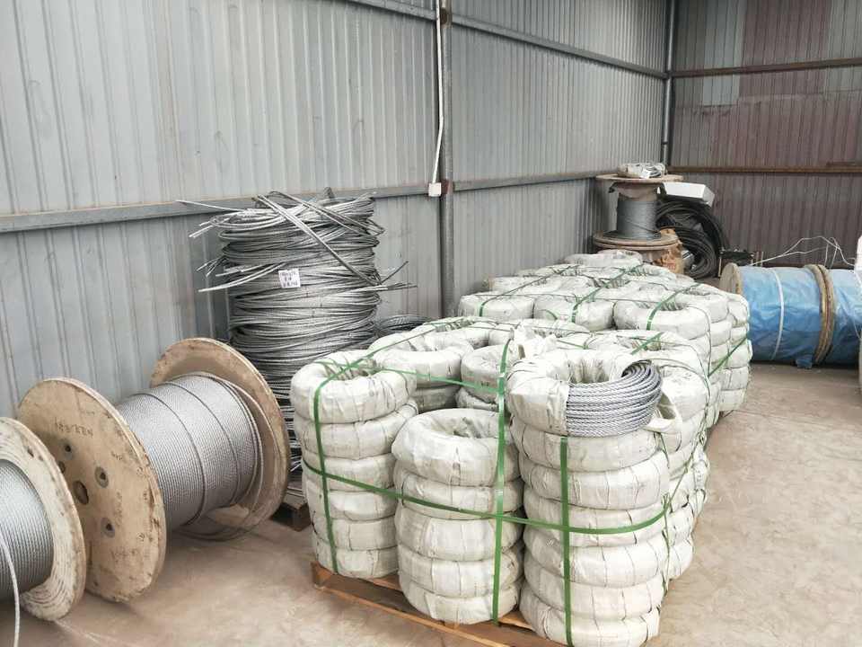 Galvanized steel wire rope for swing stage