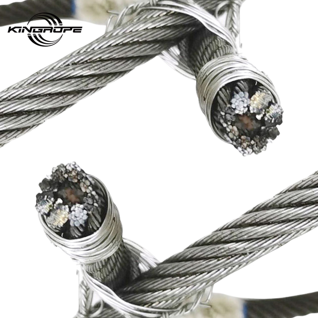 8x19s+FC Steel Wire Rope Competitive 8mm 10MM 11MM 12MM 1370mpa and 1770mpa Elevator rope