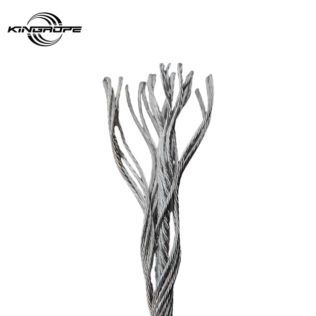 Galvanized Steel Wire Rope 45mm Steel Wire Rope Galvanized Steel Strand Cable 1x19