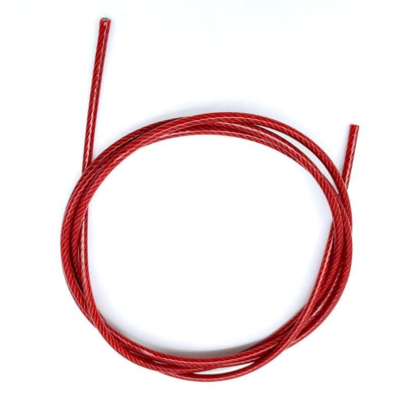 High Quality Control Cables Stainless Steel Wire Rope Galvanized Steel Wire 1*19 7*7 Brake Cable With Pvc Coating