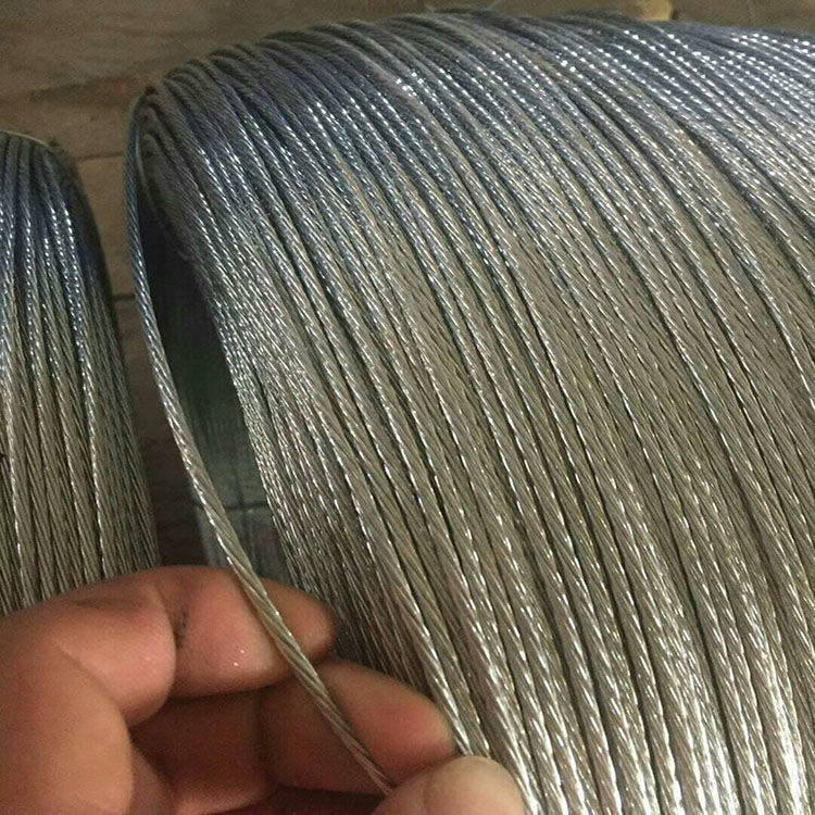 44mm 45mm galvanized steel rope faster Wire Rope crane Parts 16mm steel wire rope 6x37+FC