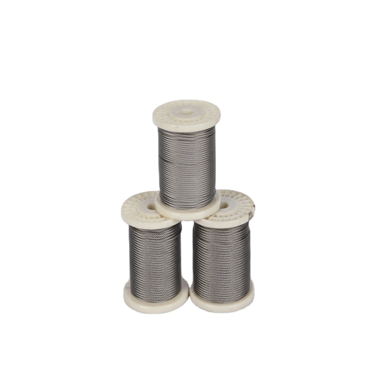 304 6x19 IWRC 12mm pvc coated Stainless Steel Wire Rope for crane