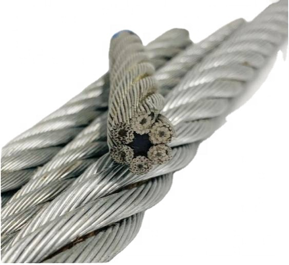 6x24+7FC DIA 9mm 10mm GALVANIZED STEEL WIRE ROPE For Fishing /Mooring/Towing/Forestry Logging