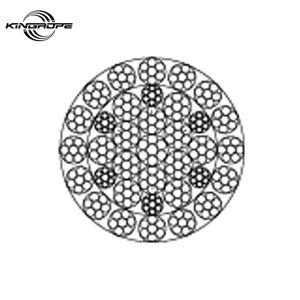 35W×7 E.G.Steel Wire Rope for Tower Crane 16mm