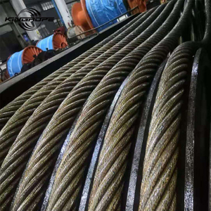 6x36 Steel Cable for Crane Steel Wire Rope 15mm