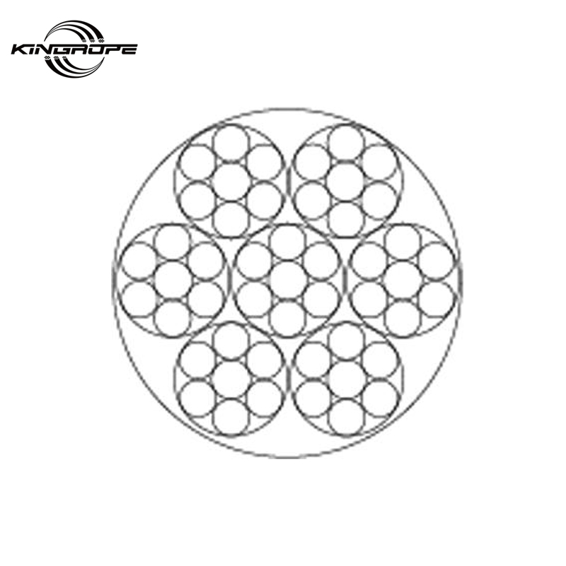 7×7 Galvanized Steel Wire Rope