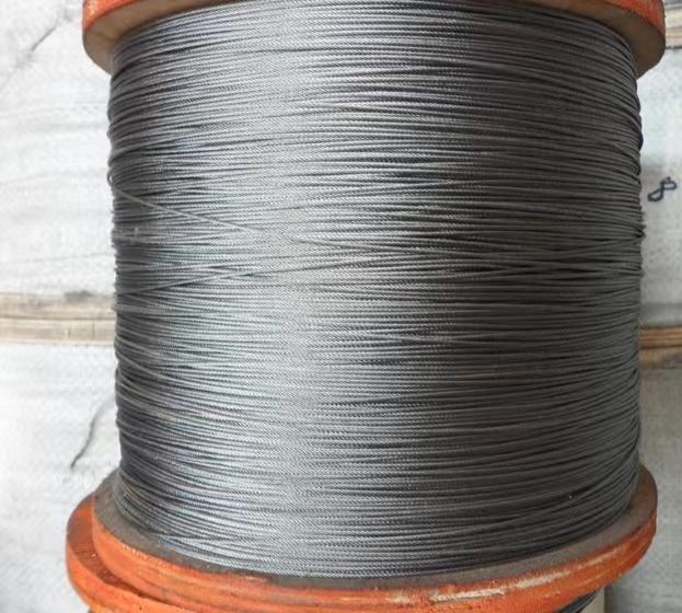 Steel Wire Rope 1x7 for Crane And Elevator Steel Wire Rope 12mm