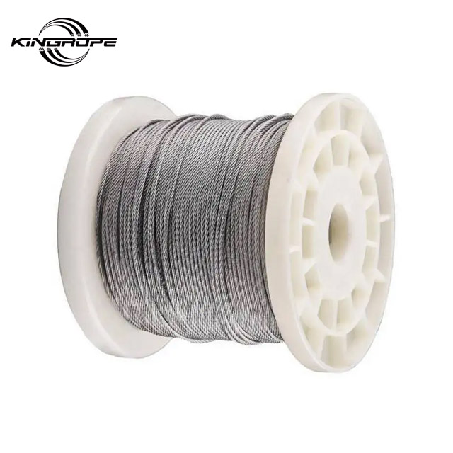1x19 7x7 7x19 6x19+FC 7x37 35x7 Fitness Equipment Control Cable DIN3060 Galvanized Steel Wire Rope 8mm 10mm 12mm 24mm