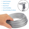 Customise 8mm Heavy Duty Electric Cable Wire 7x7 Steel Wire Rope Assembly With Any Length