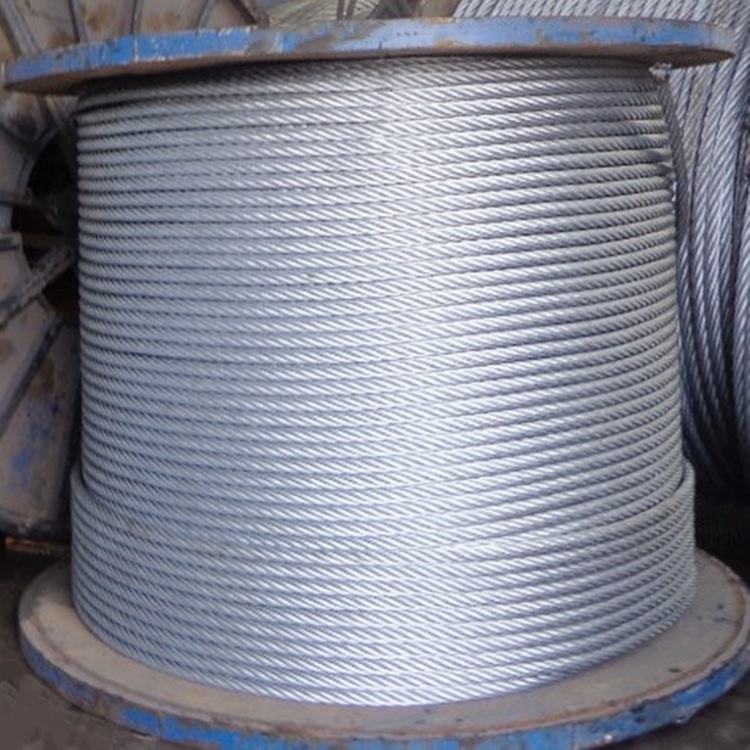 Steel Wire Rope Galvanized 1x19 High Carbon Hot/Ele Dip Galvanized Steel Wire Rope