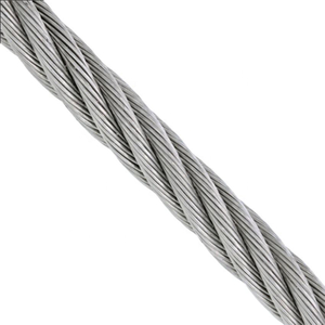 High Quality 6x19+FC Cables Steel Wire Rope Black/Galvanized Steel Wire 1*19 7*7