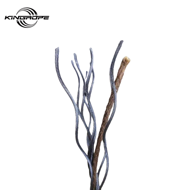 8x19s+FC Steel Wire Rope Competitive 8mm 10MM 11MM 12MM 1370mpa and 1770mpa Elevator rope