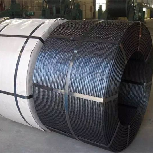 SAE1006 ~1085 High Tensile Strength Steel Strand 16mm Carbon Steel Wire Ropes For Tower Crane
