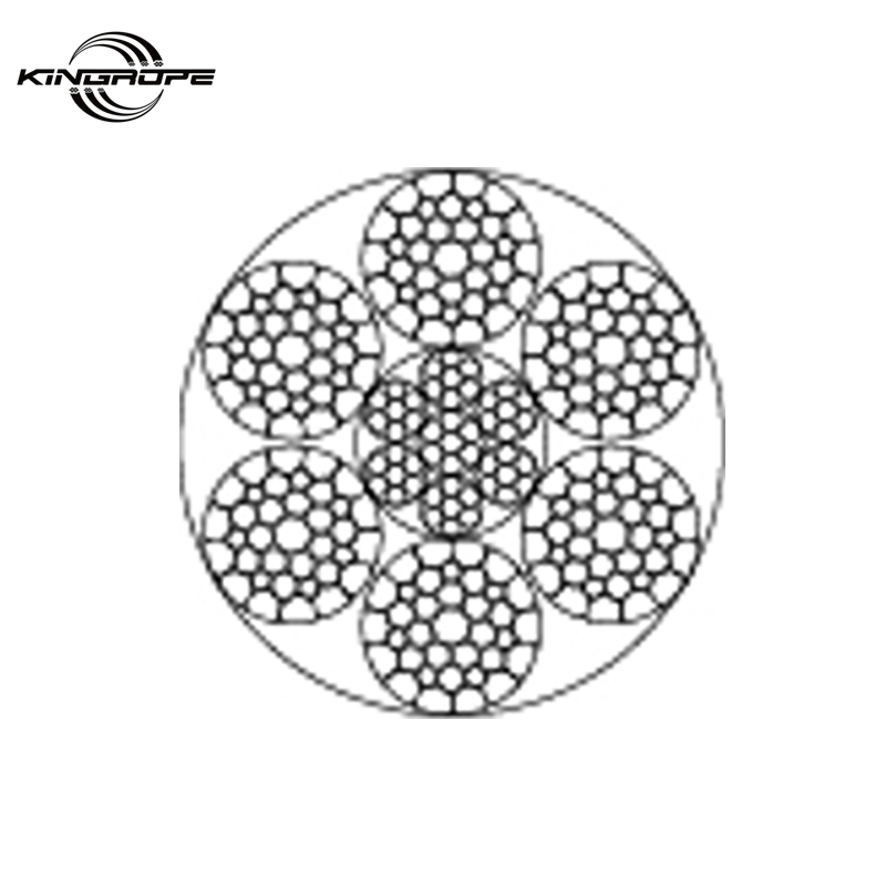 Steel Wire Rope 6x36ws IWRC Fiber Core for Crane Winches 22mm 24mm 25.4mm 28mm 30mm 32mm