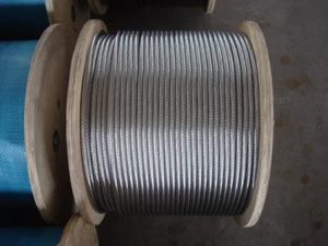 Wire Rope 6X36ws + Iwrc Steel AISI with A Very High Flexibility And A Good Fatigue Life on Blocks. Very Suitable As Steering Cable Or Crane Cable.