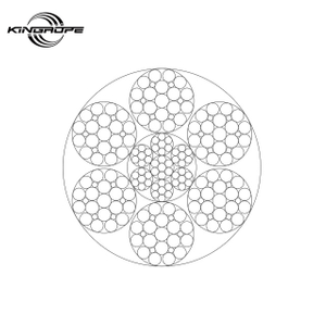 6X25fi 6X29fi 6X31ws Ungalvanized Steel Wire Rope 