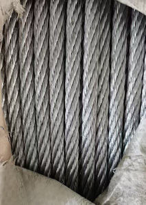 Wire Rope Balustrades 7X7 Steel Cable Used on Stairways for Safety