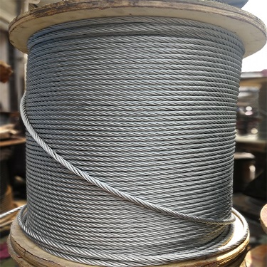 6x19 6x7 Black Fc Galvanized Steel Wire Rope 0.5mm 6mm 8mm 10mm 12mm