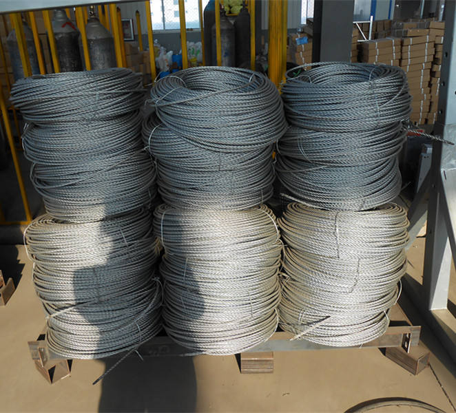 8.6mm Steel Wire Rope for Suspended Platform