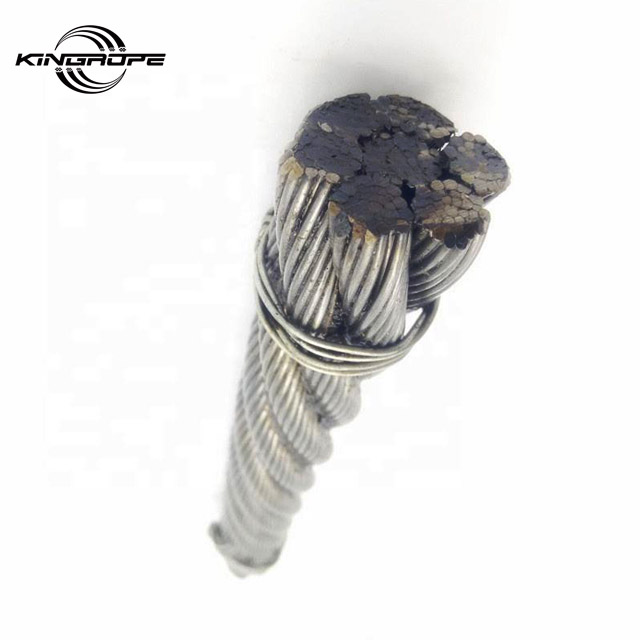 Steel Wire Rope 6x19+iwrc 6x37 +iwrc with Asphalt Oil / Black Oil/ Tar Dia. 22mm 24mm 25.4mm