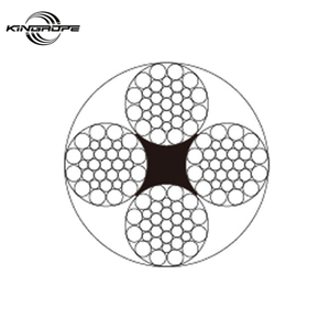 galvanized steel wire rope out door suspended platform 1960Mpa 4*31WS+PPC