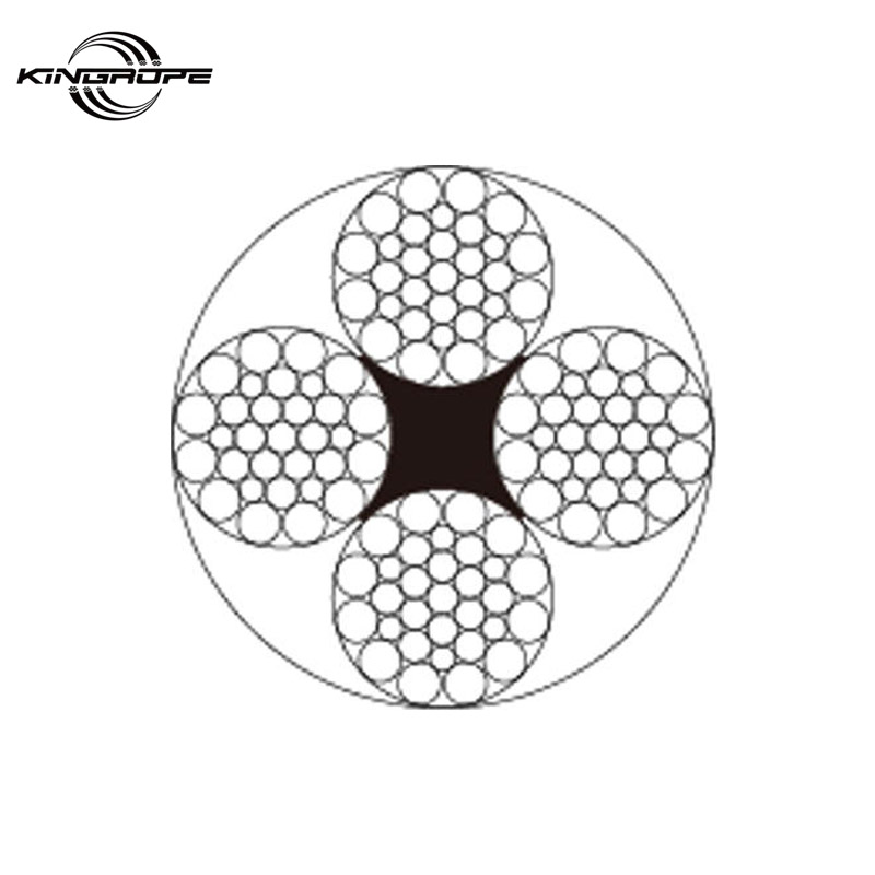 4X31WS+PPC Suspended Platform Steel Wire Rope