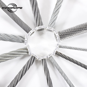 HDG Marine Grade Steel Wire Rope Balustrade Decking Shade Sail Rigging Cable 7X7 7X19 1X19 Structure