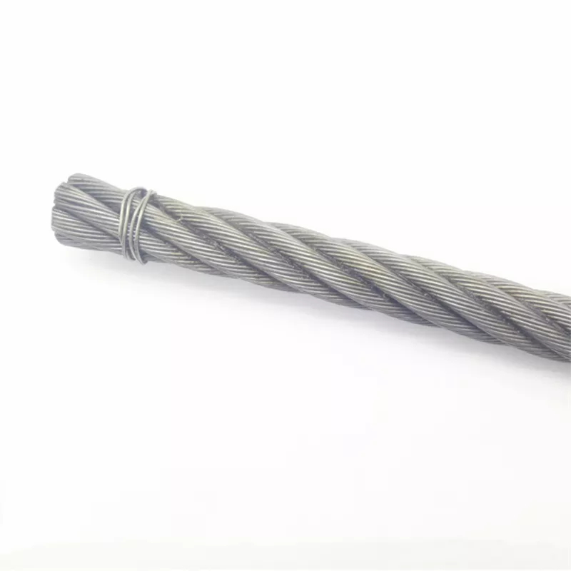 6x37 7x37 16mm -24mm Plastic Coated Galvanized Universal Steel Wire Rope For Membrane Structure Cable