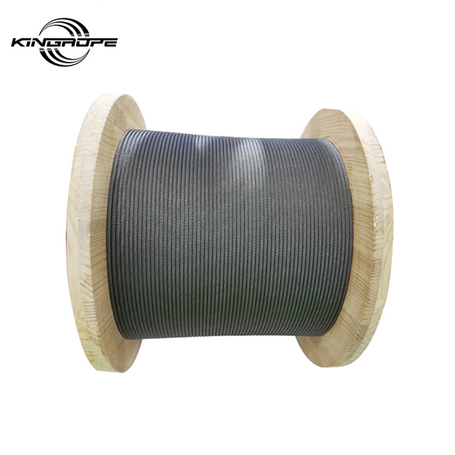 5x26ws+ppc 4x26ws+ppc Wire Rope Gondola Rope 8.3mm 8.6mm 9.1mm Hot Dipped Galvanized Suspended Platform