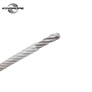 Steel Wire Rope 6mm 8mm 10mm 12mm Clear Cable PVC Plastic Coated 7x19