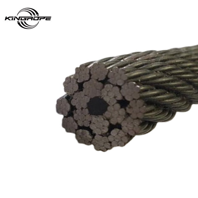 18*7 Class Galvanized Steel Wire Rope 1770N/mm2 No-rotating with many layers
