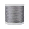 7x7/7x19 1/8" Galvanized/Pvc Coated Round Strand Steel Wire Rope