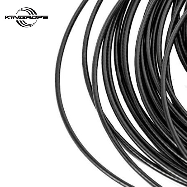 Manufacturer High Carbon Stainless Steel Wire Rope Coated Black PVC Wire Cable