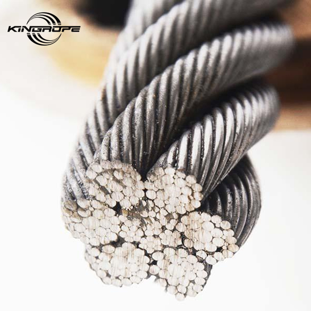 Excavator Use Wire Rope 6xFi(29)+IWRC Galvanized Steel Wire Rope 33.5mm 6x29fi+IWRC/FC