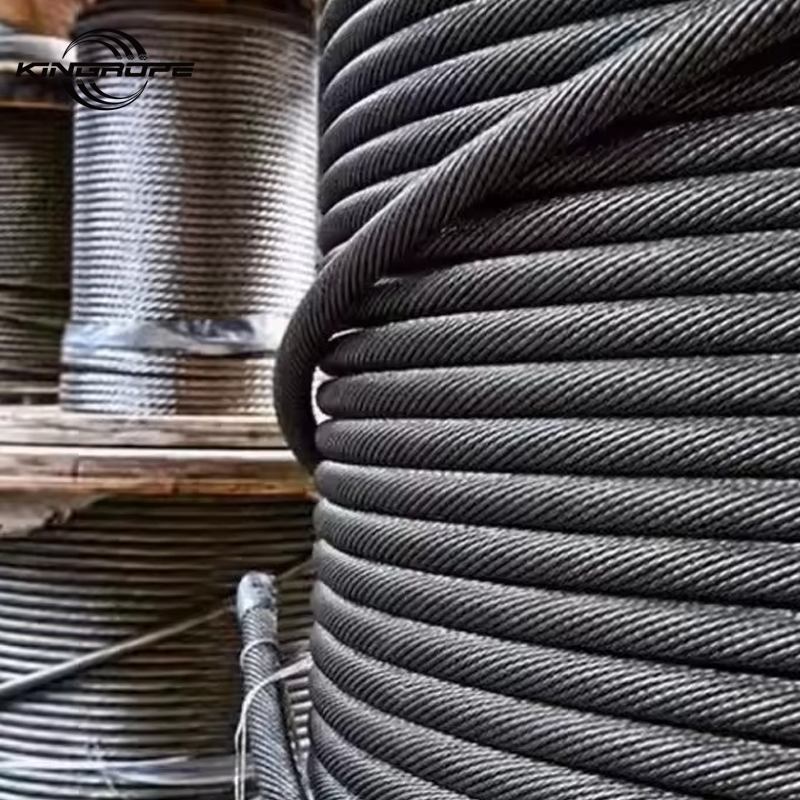6×K36WS+IWRC Ungalvanized Steel Wire Ropes