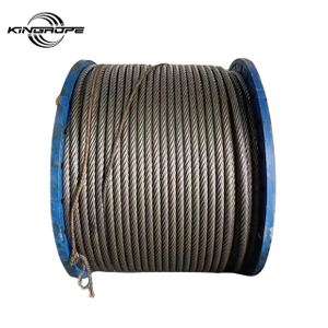 Ungalvanized Steel Wire Rope with Grease for Marine Lifting