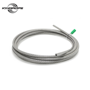 PVC Coating 7X7 Construction Steel Wire Rope Softer Fishing Lifting Cable