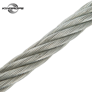 1x19 7x7 7x19 6x19+FC 7x37 35x7 Fitness Equipment Control Cable DIN3060 Galvanized Steel Wire Rope 8mm 10mm 12mm 24mm