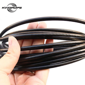 7X7 5/16 Black PVC Coating Vinyl Coated Steel Wire Rope 3/8 Steel Cable