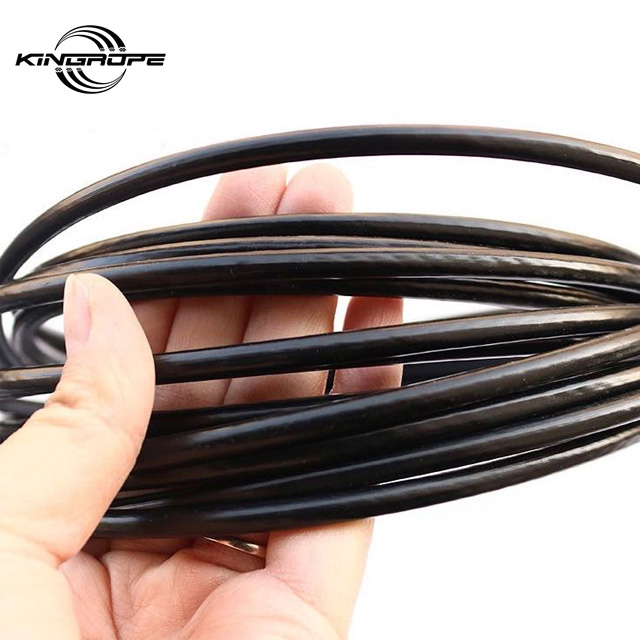 7X7 5/16 Black PVC Coating Vinyl Coated Steel Wire Rope 3/8 Steel Cable